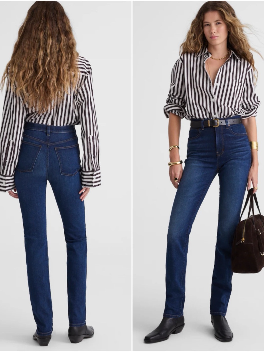 NEW Madewell The Pencil Jean in Super Stretch Denim Pipestone Wash Size 33 NWOT‎